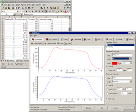 SwiftScan data saved into Excel and plotted